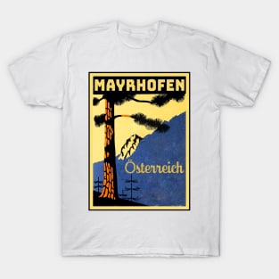 Skiing Mayrhofen Österreich Austria Ski Tyrol T-Shirt